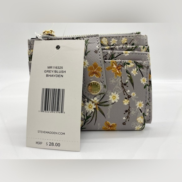 Steve Madden Floral Credit Card Wallet - Picture 4 of 10